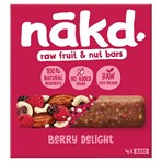 Nakd Berry Delight Raw Fruit & Nut Bars 4 x 35g