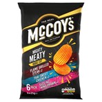 McCoy's Meaty Variety Multipack Crisps 6 x 25g