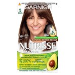 Garnier Nutrisse 5 Mocha Brown Permanent Hair Dye