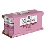 Gordon's Premium Pink Gin & Tonic 10 x 250ml Ready to Drink Premix Can