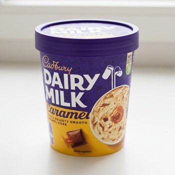 Cadbury Dairy Milk Caramel Ice Cream Tub 480ml
