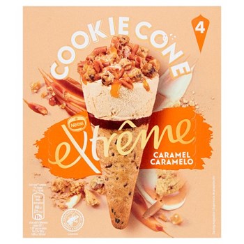 Extreme Caramel Ice Cream Cookie Cone 440ml