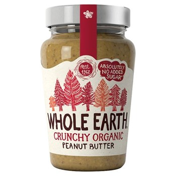 Whole Earth Crunchy Organic Peanut Butter 340g
