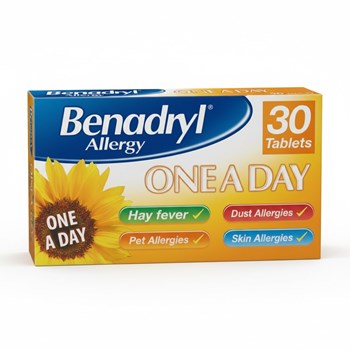 Benadryl Allergy One a Day 10mg Tablets 30 Tablets