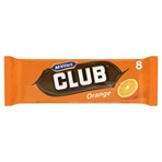 McVitie's Club Orange Chocolate Biscuit Bars 8pk