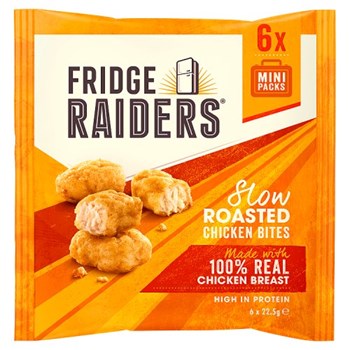 Fridge Raiders Slow Roasted Chicken Bites Mini Packs 6 x 22.5g