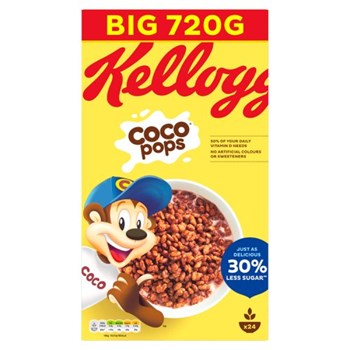Kellogg's Coco Pops Breakfast Cereal 720g