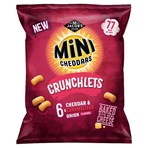 Jacob's Mini Cheddars Crunchlets Cheddar & Onion Snacks 6x17g