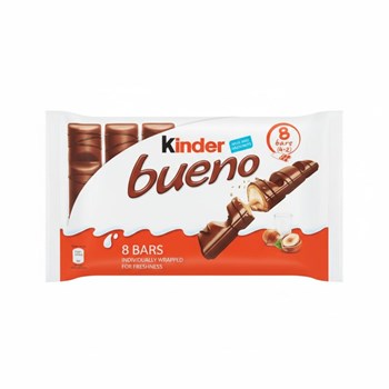 Kinder Bueno Milk and Hazelnuts Bars 4 x 43g (172g)