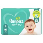 Pampers Baby-Dry Size 4, 44 Nappies, 9kg-14kg, Essential Pack