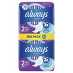Always Ultra Sanitary Towels Long (Size 2) Wings 22 Pads