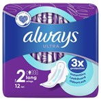 Always Ultra Sanitary Towels Long (Size 2) Wings 12 Pads