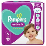 Pampers Active Fit Size 6, 28 Nappies, 13kg+, Essential Pack