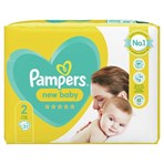 Pampers New Baby Size 2, 31 Nappies, 4kg-8kg, Carry Pack
