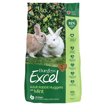 Burgess Excel Adult Rabbit Nuggets with Mint 1.5kg