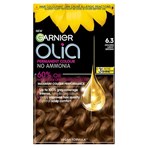 Garnier Olia 6.3 Golden Light Brown No Ammonia Permanent Hair Dye