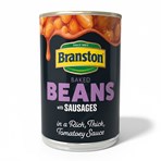 Branston Baked Beans with Sausages 405g