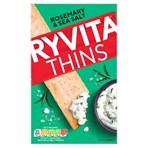 Ryvita Thins Rosemary & Sea Salt 125g