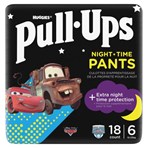 Huggies Pull-Ups Night Time Nappy Pants, Boy Size 6, 18 Pants