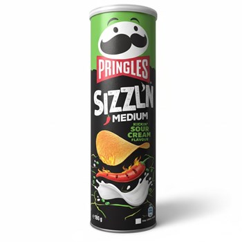 Pringle Sizzl'n Kickin' Sour Cream Flavour 180g