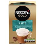 Nescafe Gold Latte Instant Coffee 8 x 15.5g Sachets