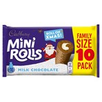 Cadbury 10 Mini Rolls Milk Chocolate