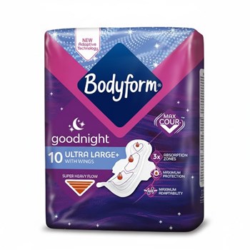 Goodnight Ultra Towel with Wings, New Max Cour-V™ Adaptive Technology 10 pack