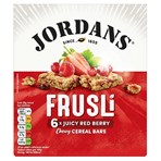 Jordans Frusli Juicy Red Berry Chewy Cereal Bars 6 x 30g (180g)