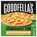 Goodfella's Stonebaked Thin Chicken with a Herb Dressing 365g