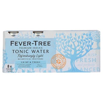 Fever-Tree Refreshingly Light Tonic Water 8 x 150ml