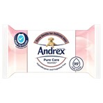 Andrex Pure Care Washlets Flushable Toilet Wipes single pack (36 Sheets)