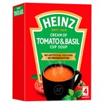 Heinz Cream of Tomato & Basil Cup Soup 4 x 22g (88g)