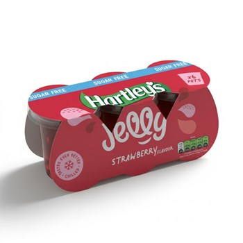 Hartley's Jelly Strawberry Flavour 6 x 115g (690g)