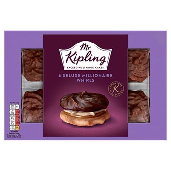 Mr Kipling Signature 6 Deluxe Millionaire Whirls