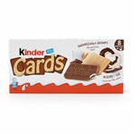 Kinder Cards Incredibly Thin Cocoa and Milk Wafers 8 x 12.8g (102.4g)