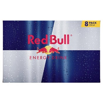 Red Bull Energy Drink, 250ml (8 Pack)