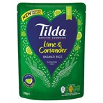 Tilda Microwave Lime and Coriander Basmati Rice 250g