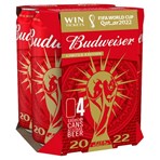 Budweiser Limited Edition Beer 4 x 440ml