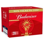 Budweiser Limited Edition Beer Bottles 20 x 300ml