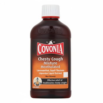 Covonia Chesty Cough Mixture Mentholated 300ml