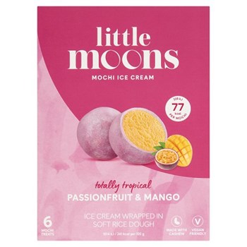 Little Moons Mochi Ice Cream Passionfruit & Mango 6 x 32g (192g)