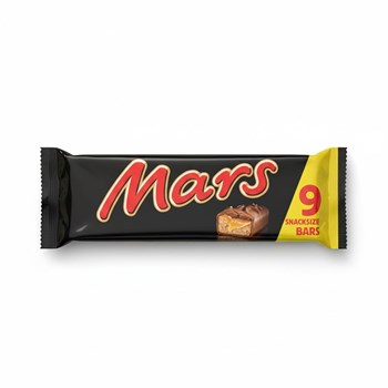 Mars Caramel, Nougat & Milk Chocolate Snack Bars Multipack 9 x 33.8g