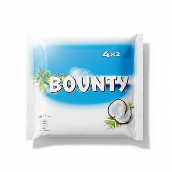 Bounty Coconut & Milk Chocolate Snack Bars Multipack 4 x 57g