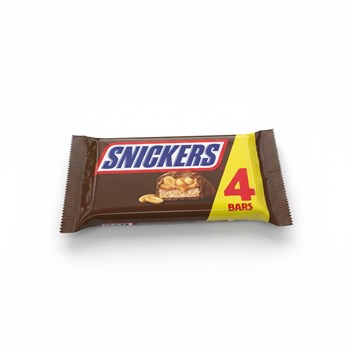 Snickers Caramel, Nougat, Peanuts & Milk Chocolate Snack Bars Multipack 4 x 41.7g