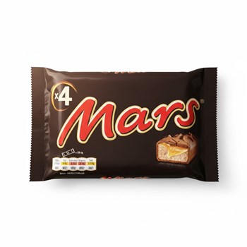 Mars Caramel, Nougat & Milk Chocolate Snack Bars Multipack 4 x 39.4g