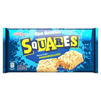 Kellogg's Rice Krispies Squares Marshmallow Snack Bars 4 x 28g