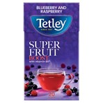 Tetley Super Fruits Boost Blueberry and Raspberry 20 Tea Bags 40g
