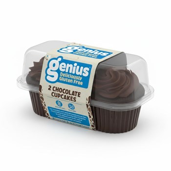 Genius Gluten Free 2 Chocolate Cupcakes