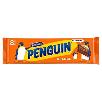 McVitie's Penguin Orange 8 x 24.6g (196.8g)