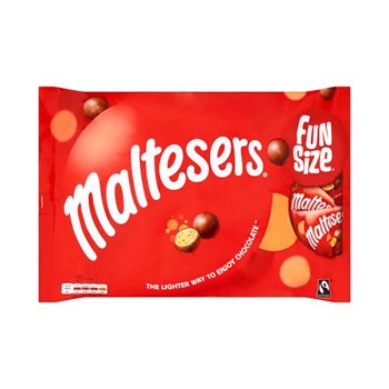 Maltesers Milk Chocolate & Honeycomb Funsize Snack Bags Fairtrade 195g